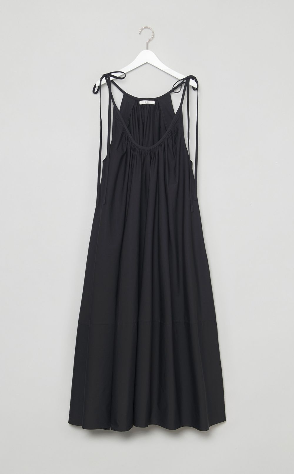 コットンギャザーマキシワンピース