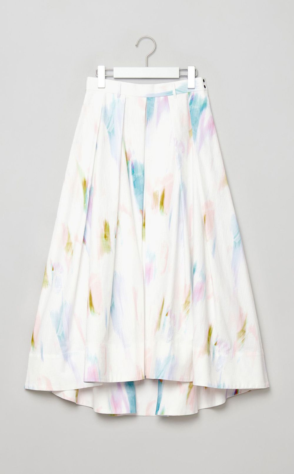 プリント柄リップストップスカート