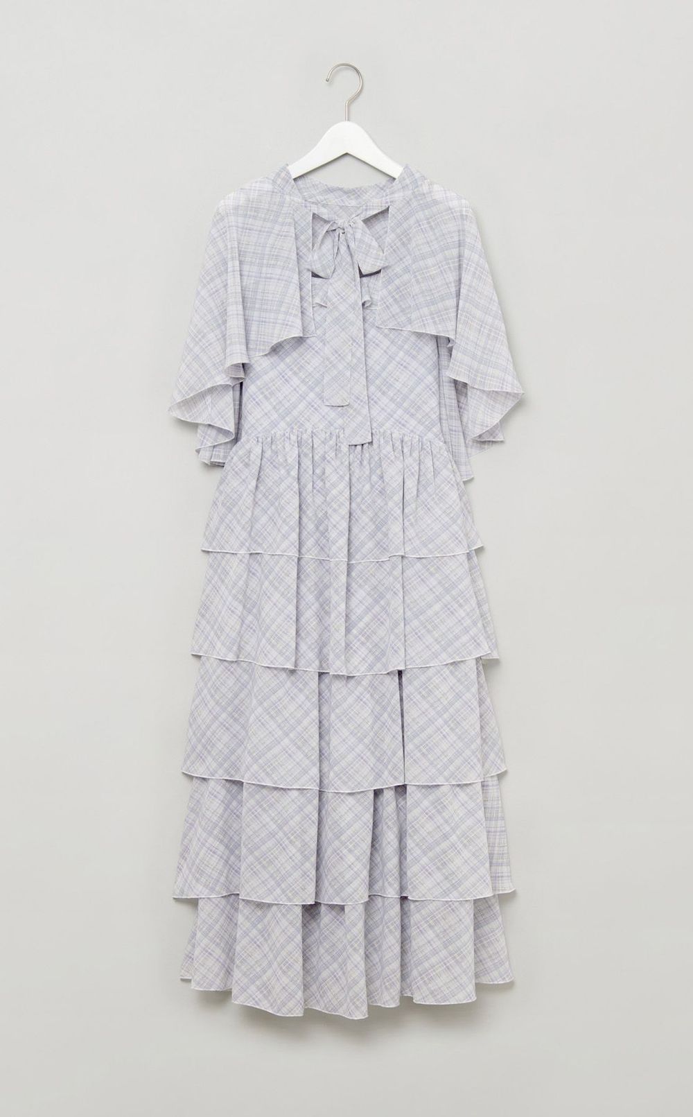 ケープセットティアードドレス