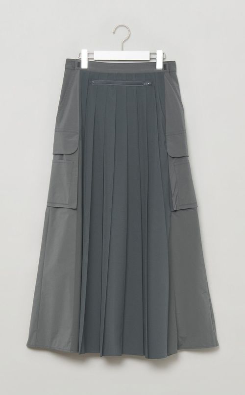 2WAYマルチポケットプリーツスカート
