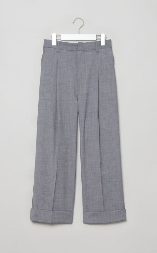 コットンタックフルレングスパンツ