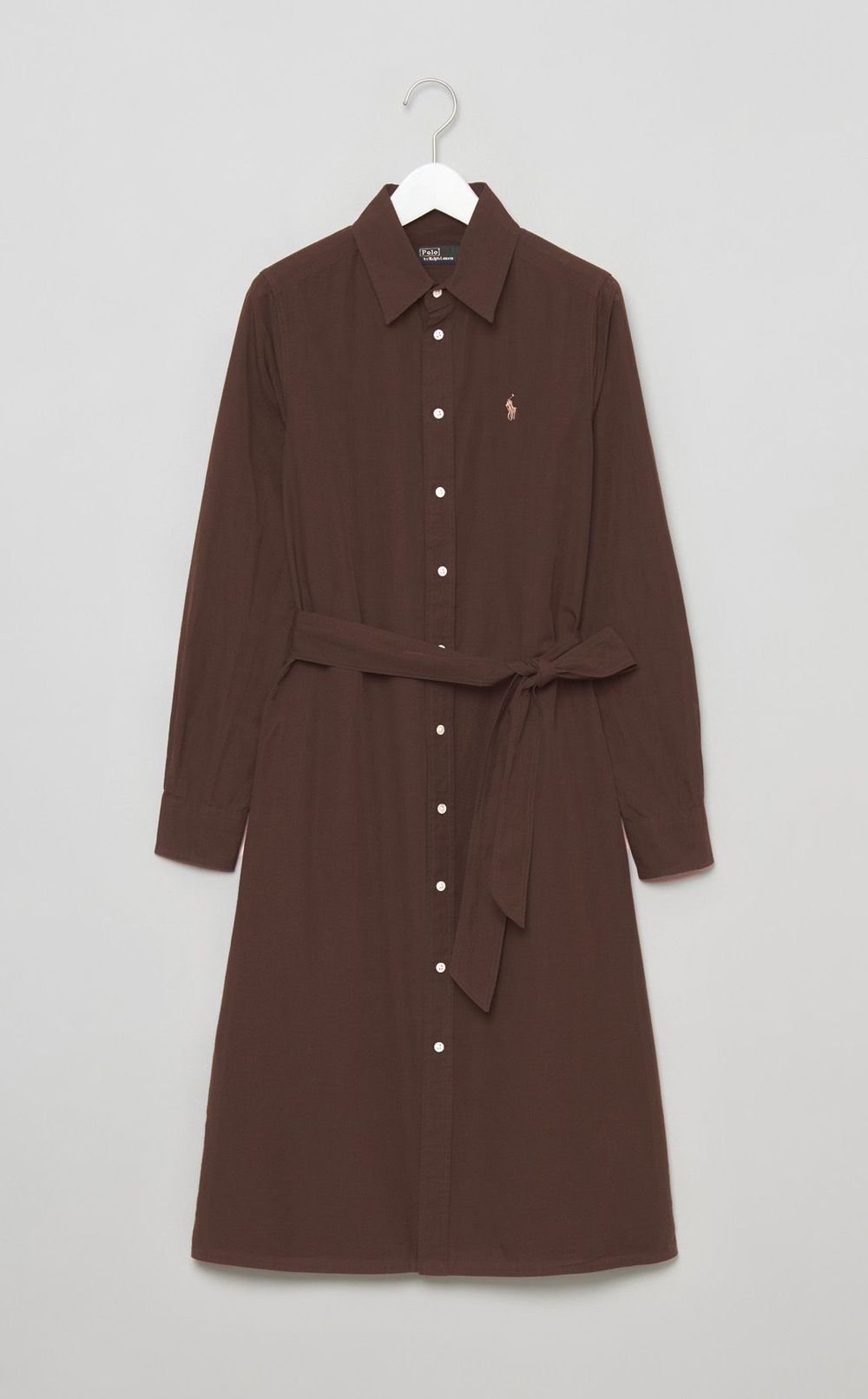 コットンリネンシャツワンピース