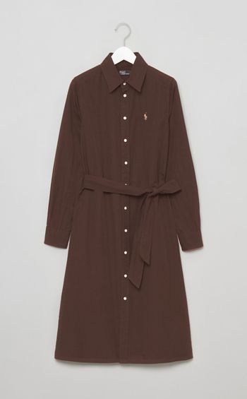 コットンリネンシャツワンピース