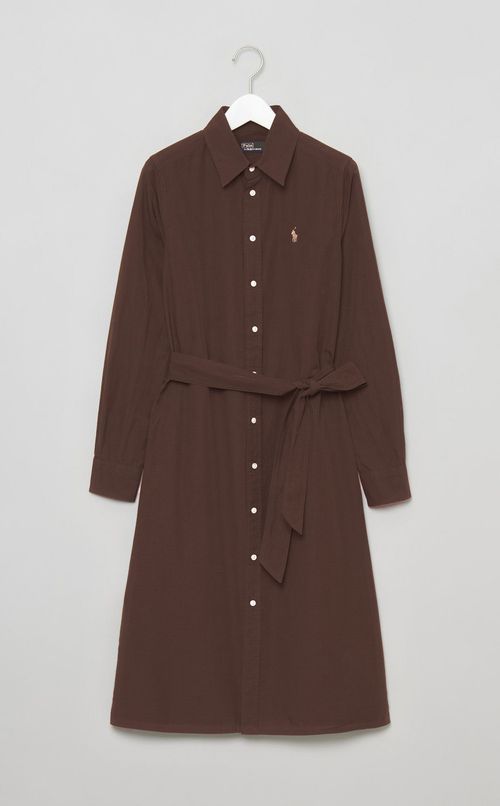 コットンリネンシャツワンピース