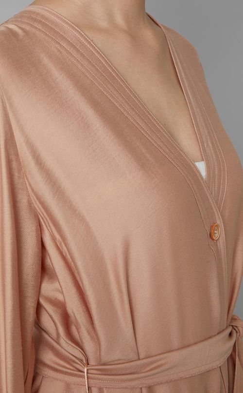 ギャザースリーブガウンロングワンピース