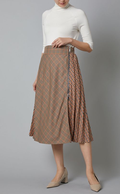 サイドプリーツスカート