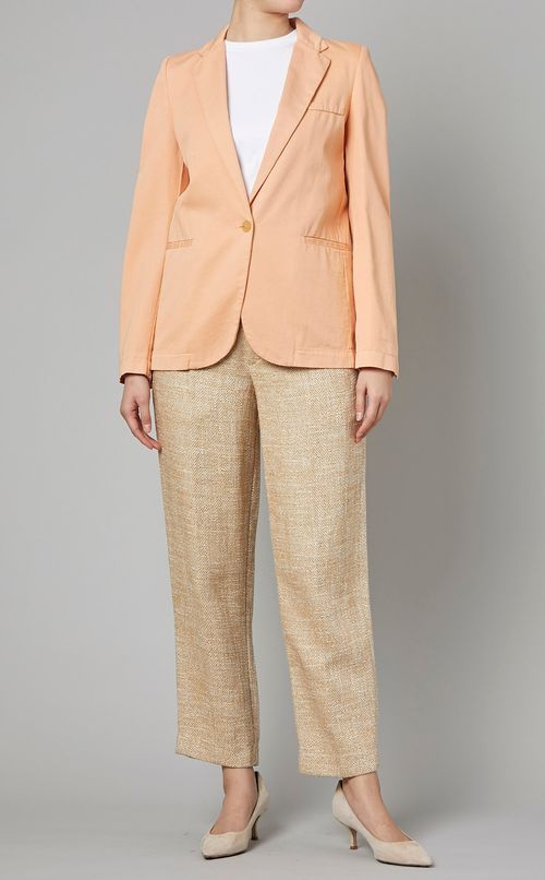 コットンテーラードシングルジャケット