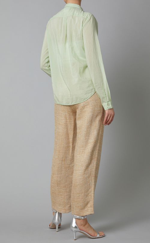 コットンボイルロングスリーブシャツ