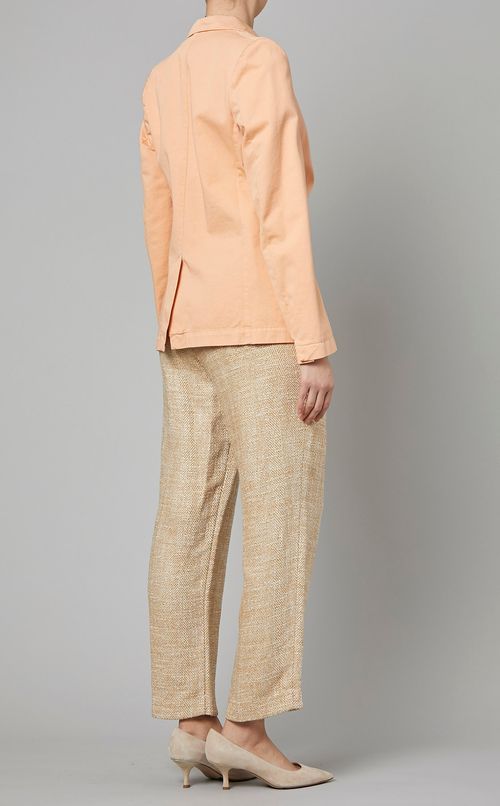 コットンテーラードシングルジャケット