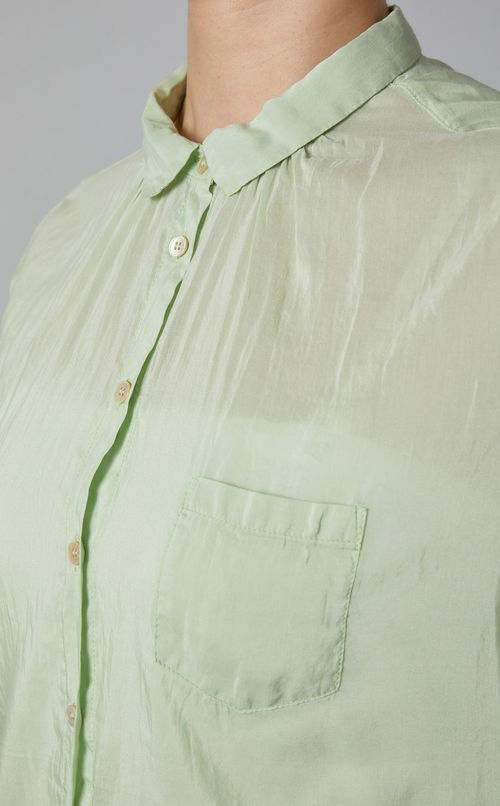 コットンボイルロングスリーブシャツ