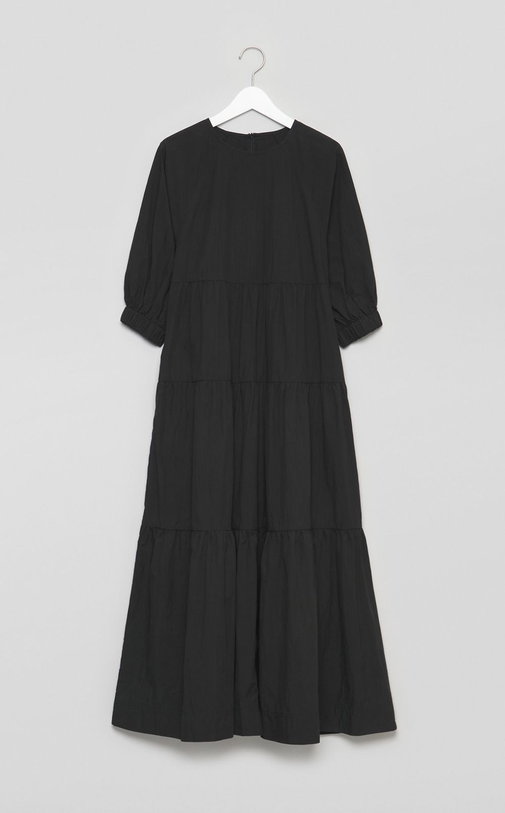 【reADdress】コットン混ティアードワンピース