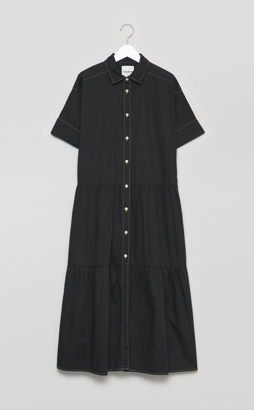 【reADdress】コットンティアードフレアワンピース