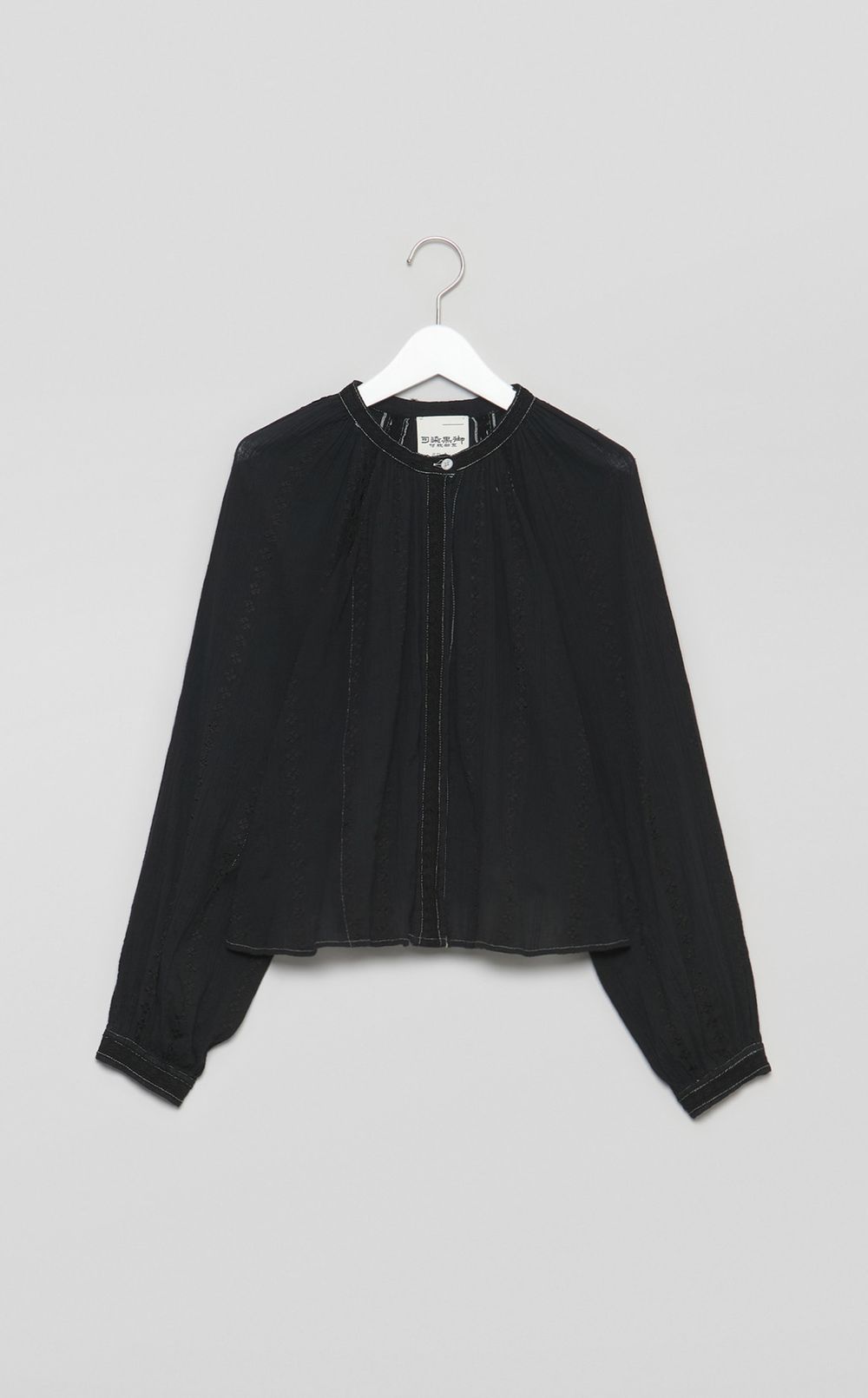 【reADdress】レーススモックギャザーブラウス