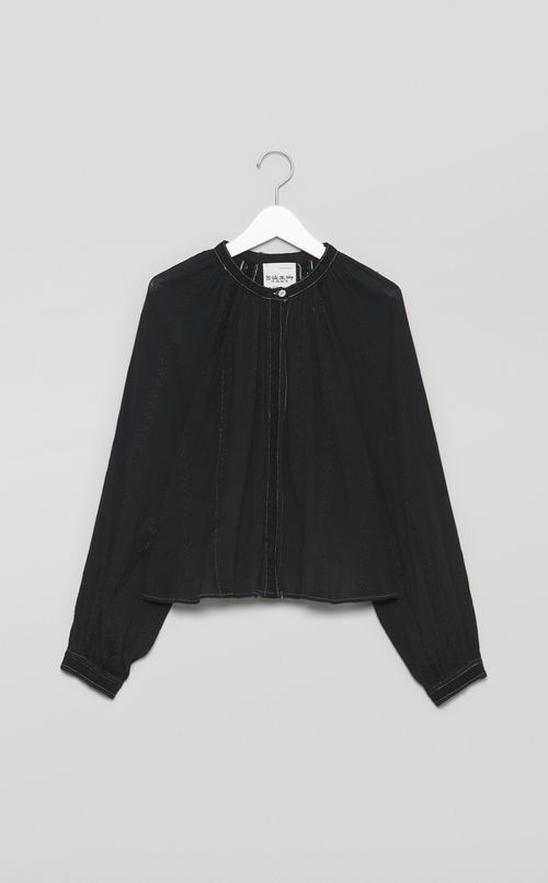 【reADdress】レーススモックギャザーブラウス