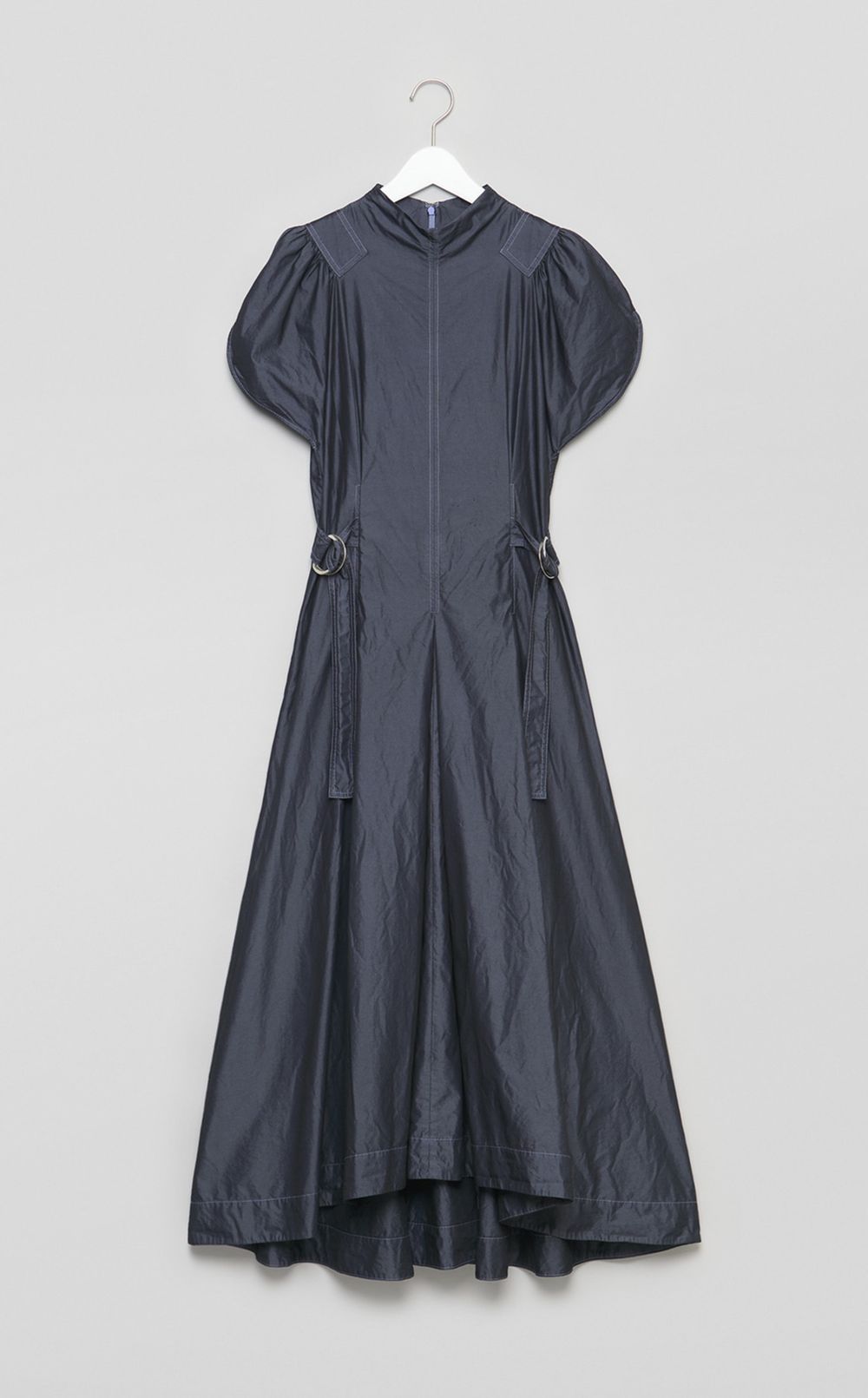 【reADdress】ギャザースリーブサイドタイワンピース