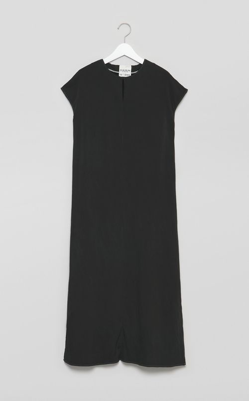 【reADdress】フレンチスリーブシルクワンピース