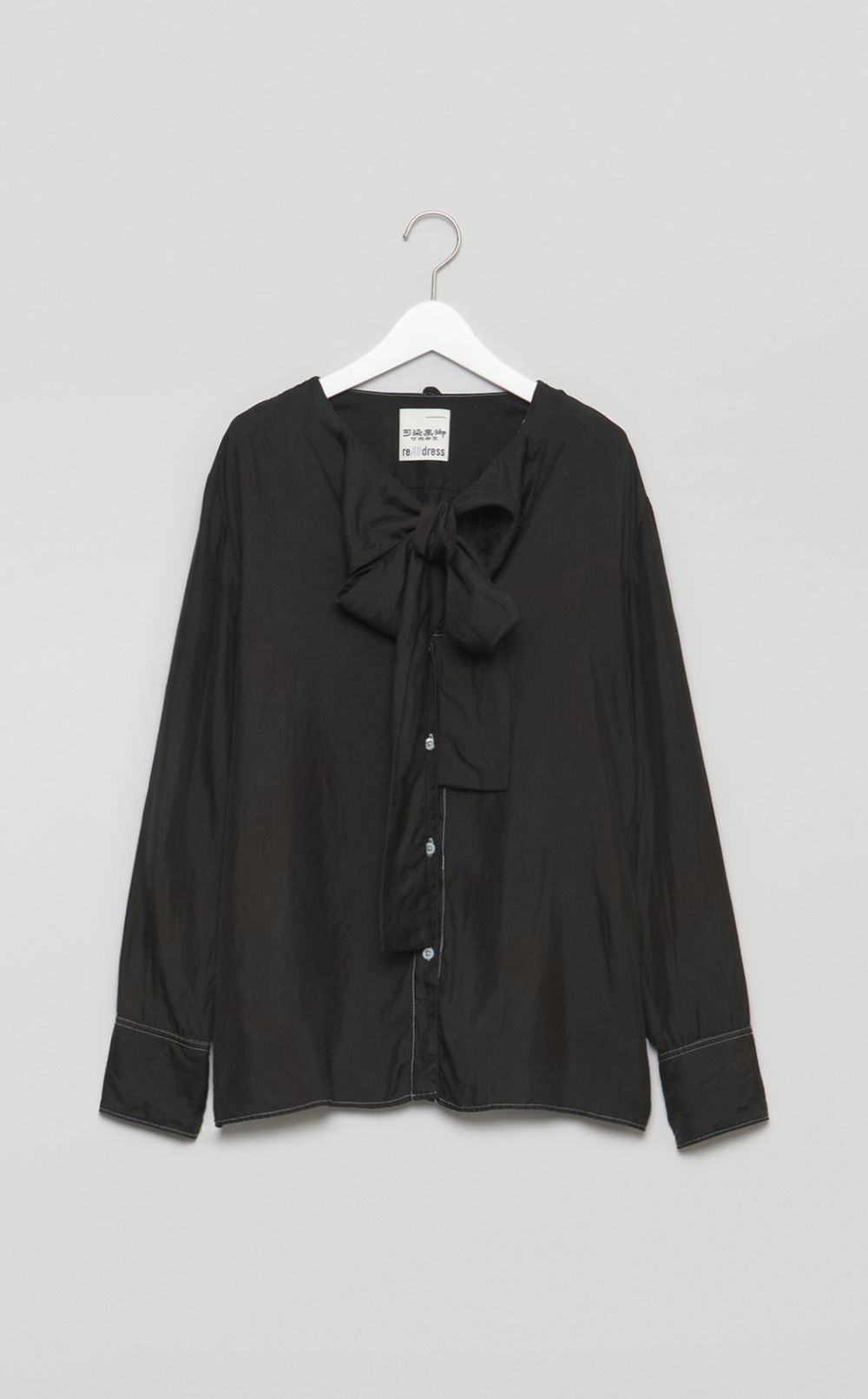 【reADdress】スカーフネックブラウス