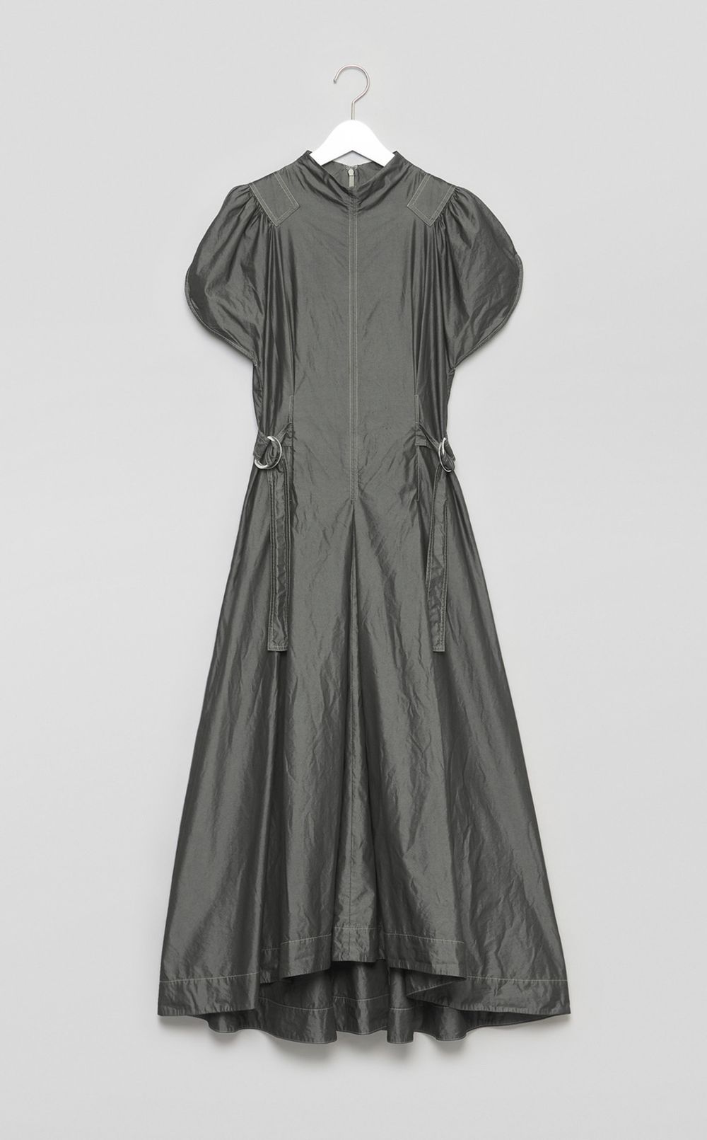 【reADdress】ギャザースリーブサイドタイワンピース