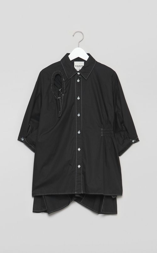 【reADdress】カットアウトシャーリングシャツ