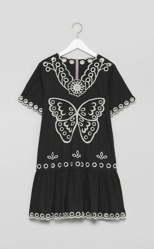 【reADdress】カット刺繍ロングプルオーバー