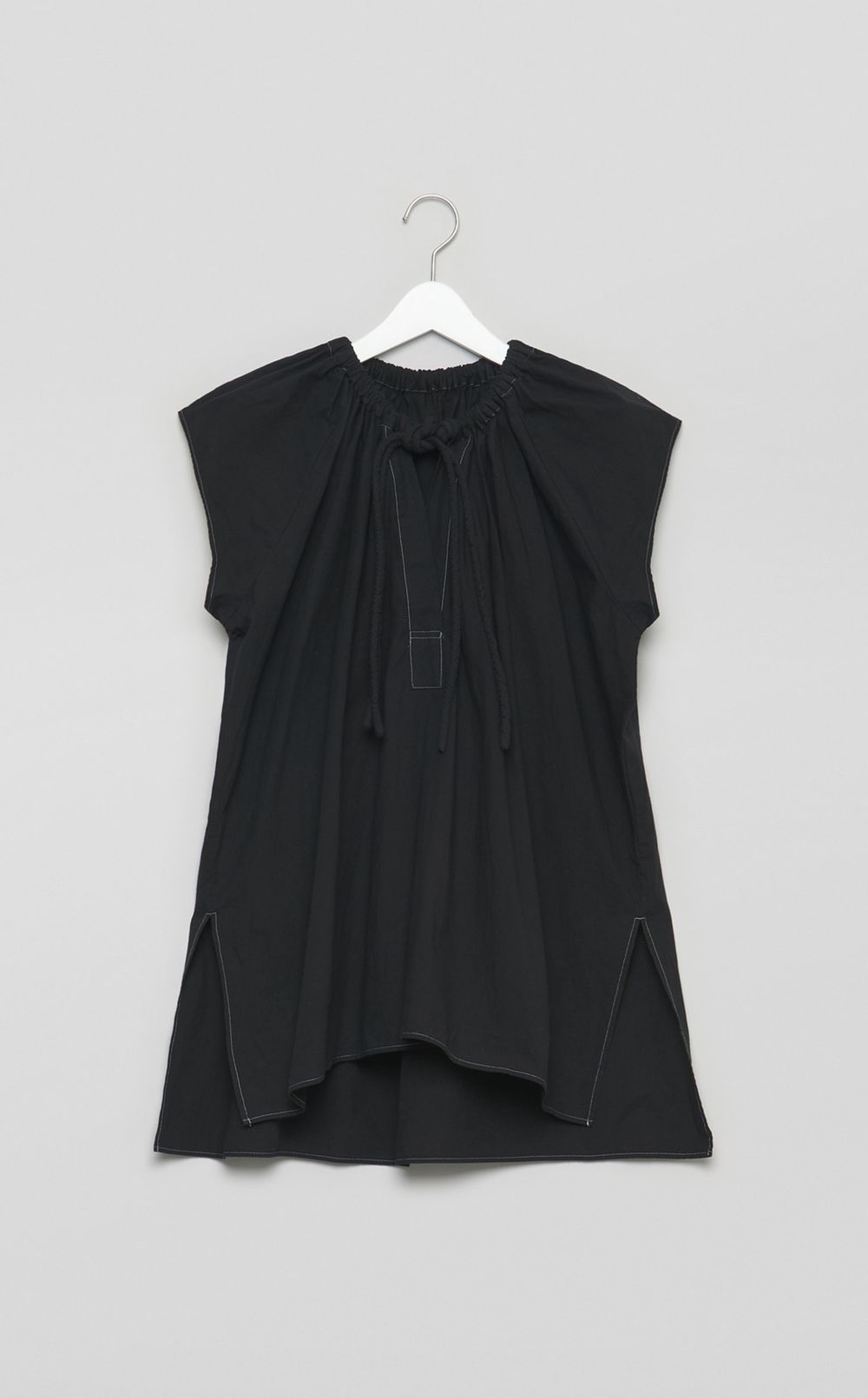 【reADdress】ネックギャザーコットンブラウス