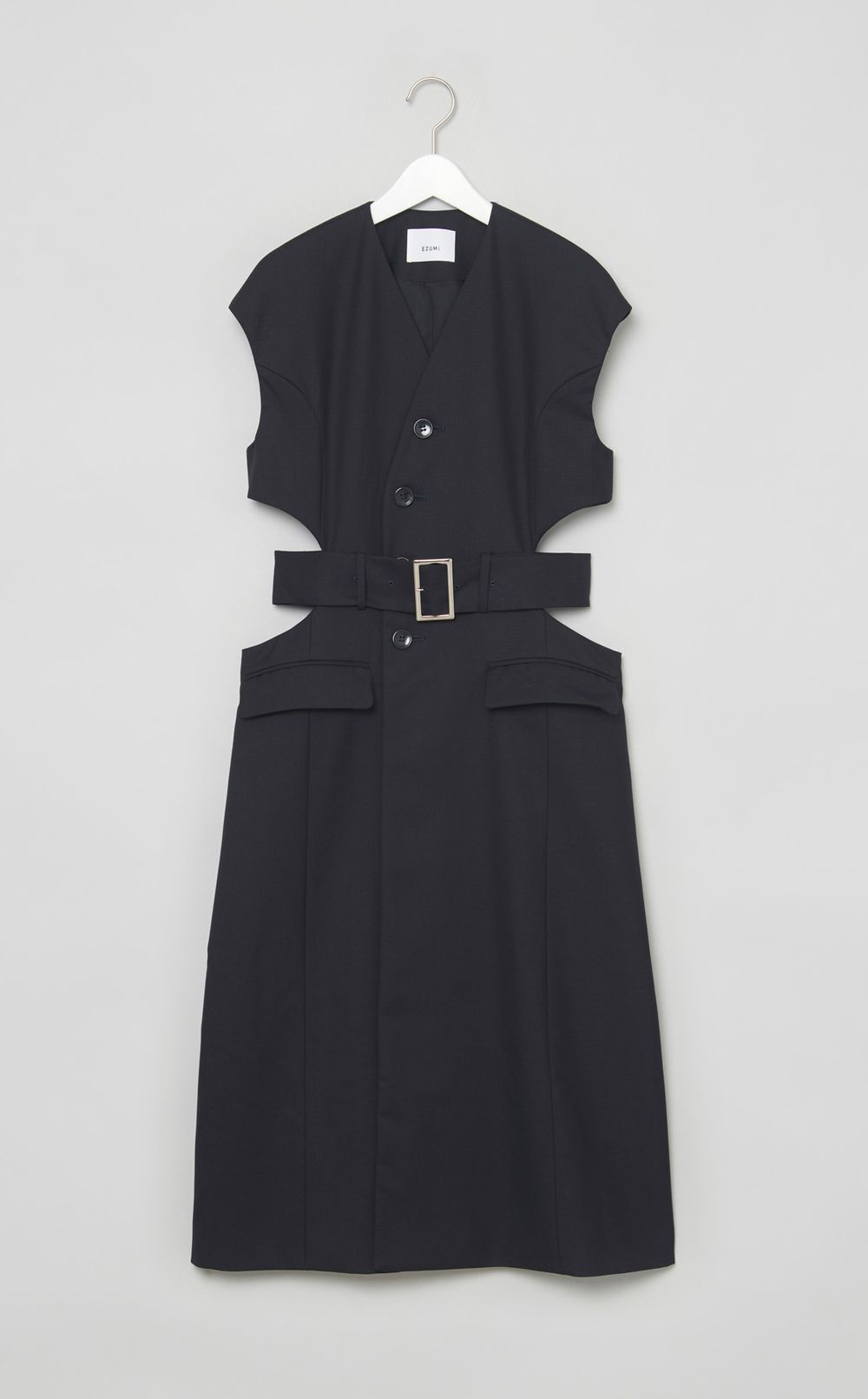 サークルカッティングロングジレ