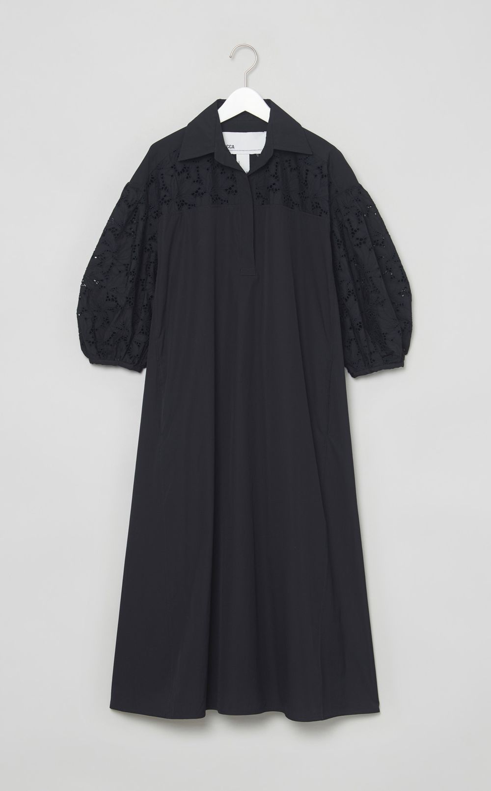 レースパフスリーブワンピース