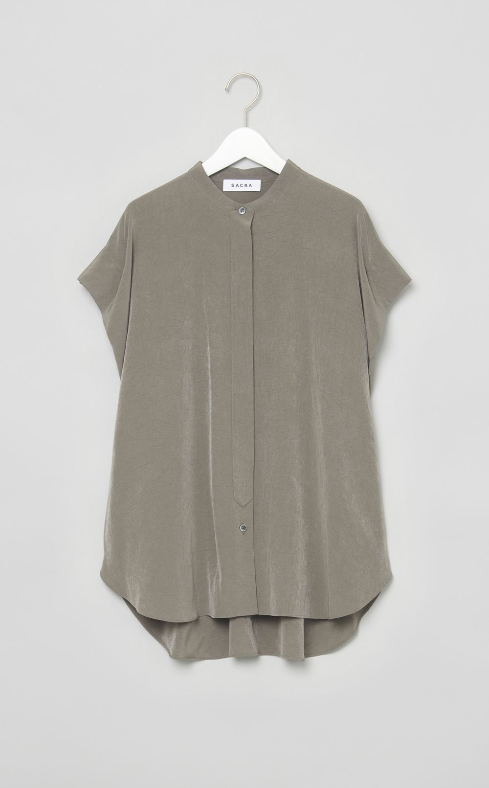 フライフロントハーフスリーブシャツ