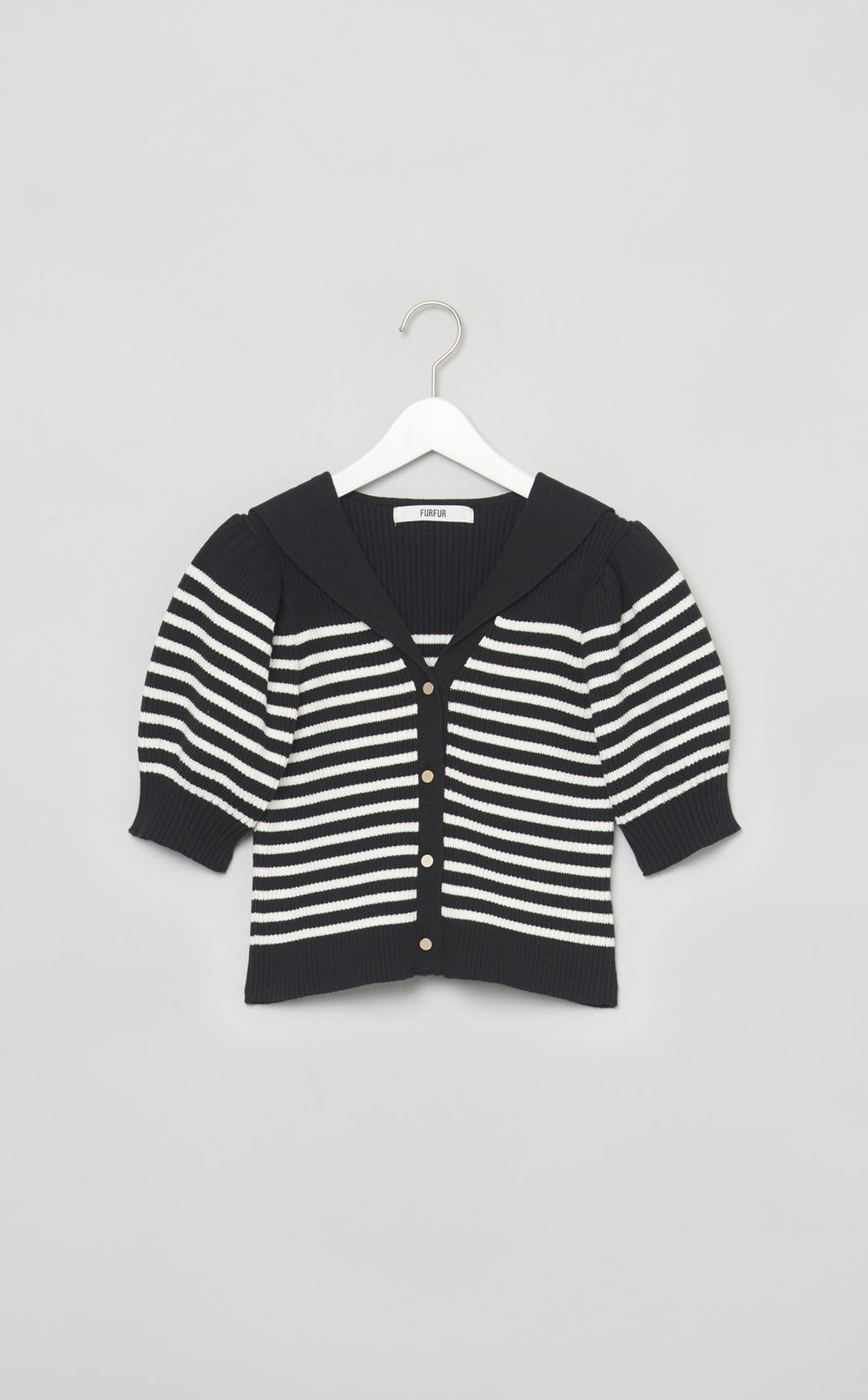 セーラーカラーニットプルオーバー