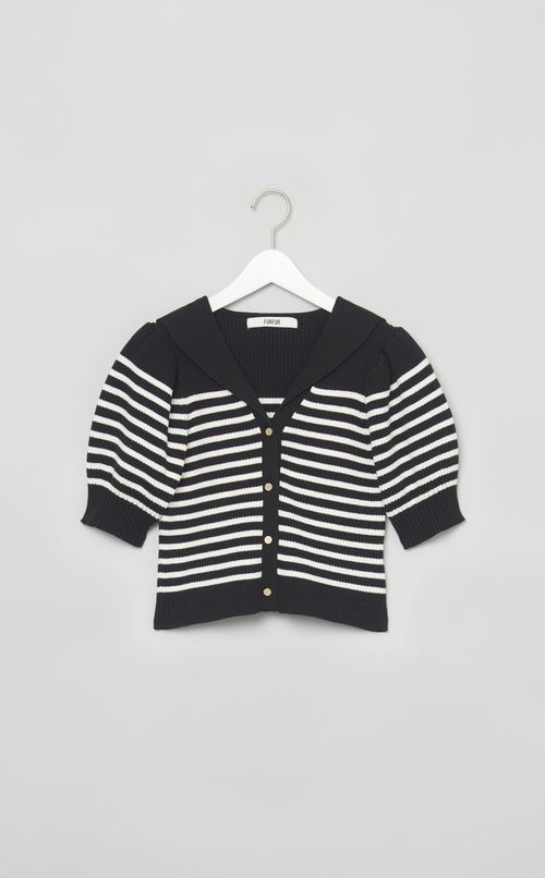 セーラーカラーニットプルオーバー