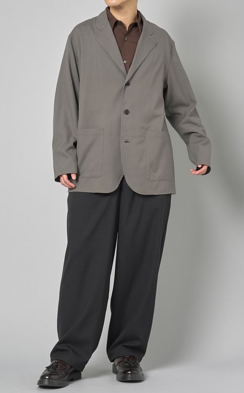 サマーウールコンフォートフィットシャツ