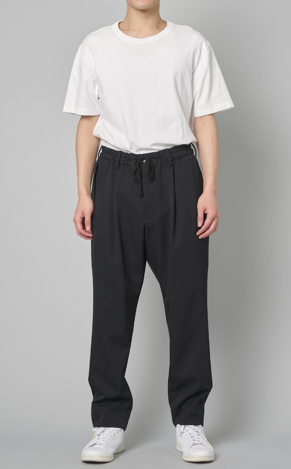 【原価ぶっ壊し割引】クラシックウールギャバジンパンツ LETO|ウールギャバジンタックパンツ