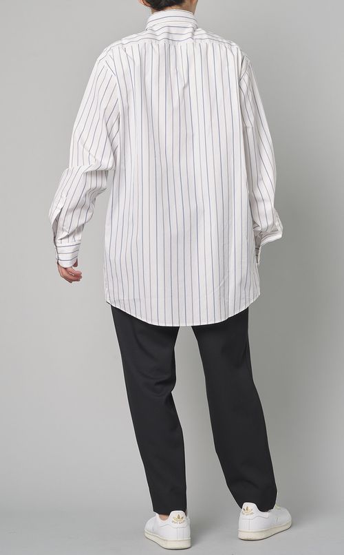 ストライプビッグシルエットシャツ