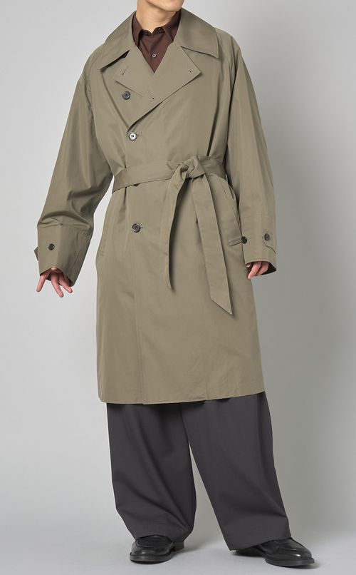 ライトコットントレンチコート