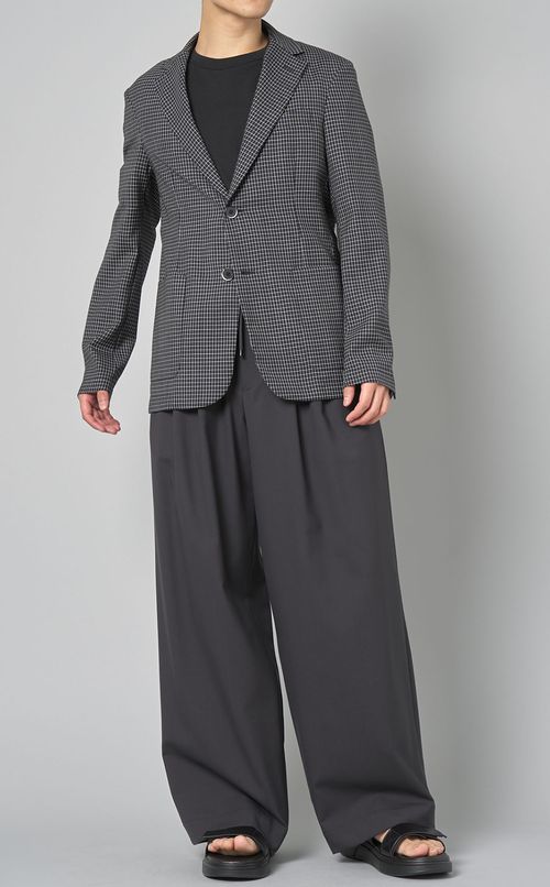 チェックウール2Bジャケット