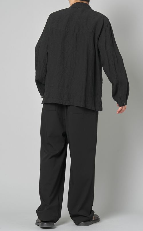 オーガニックリネンシャツジャケット