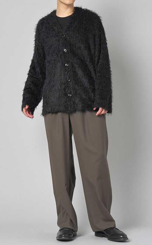 モヘアカーディガン