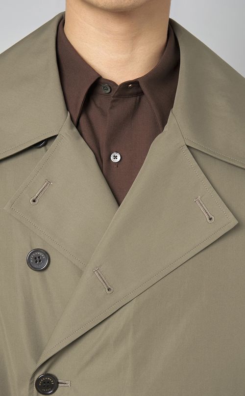 ライトコットントレンチコート