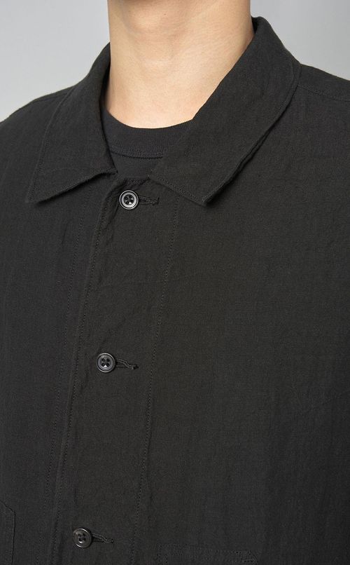 オーガニックリネンシャツジャケット