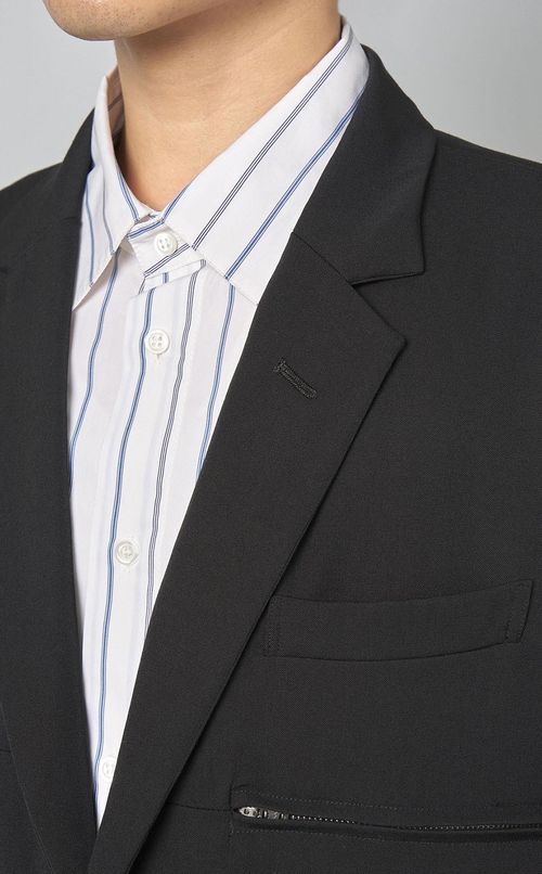 ウールギャバトラベラージャケット