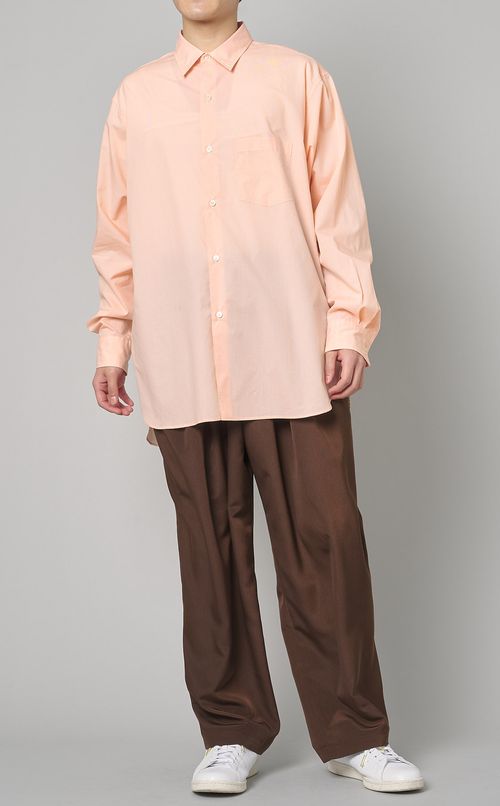 ポリエステルギャザーパンツ