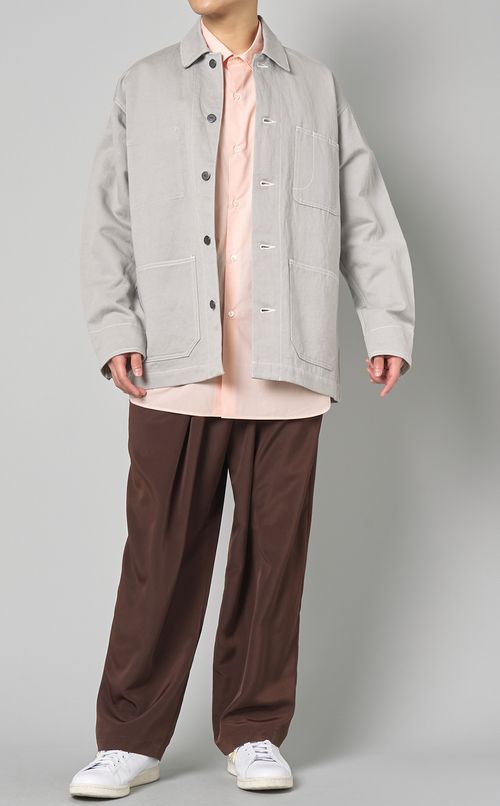 ポリエステルギャザーパンツ