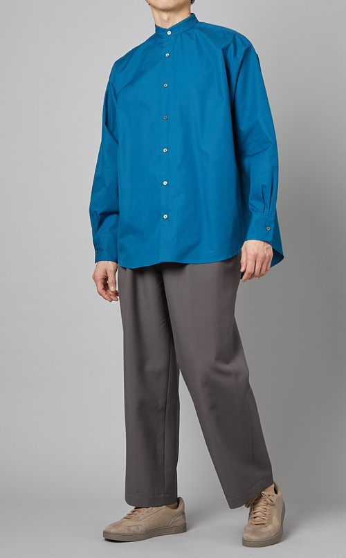 バンドカラーシャツ