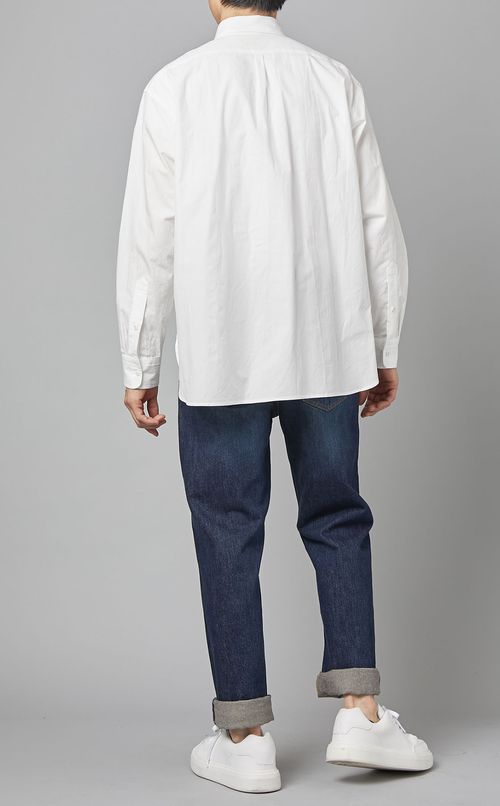 プリントプルオーバーシャツ