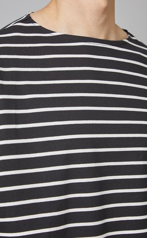 ボーダーバスクシャツ