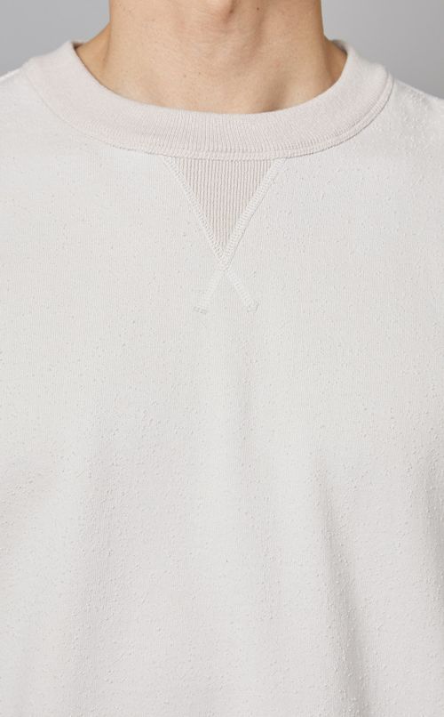 ハーフスリーブリブスウェット