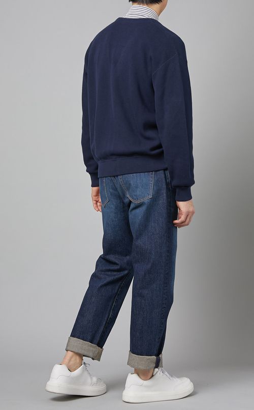 ワンポイントロゴカーディガン