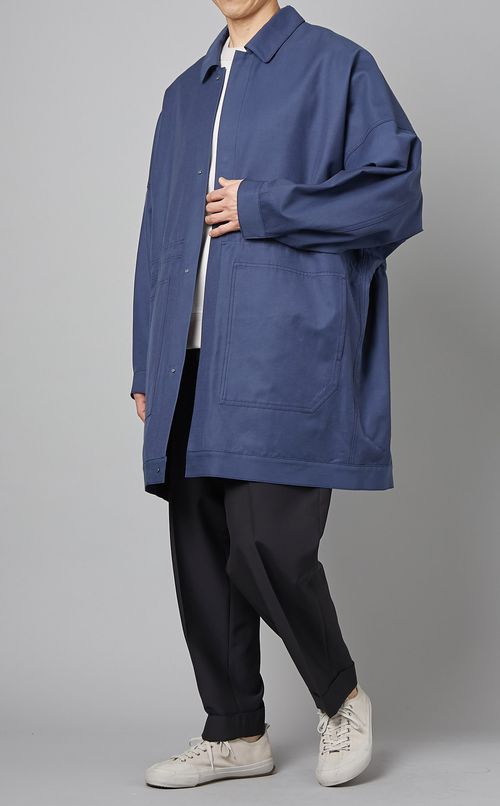 オーバーサイズジップブルゾン