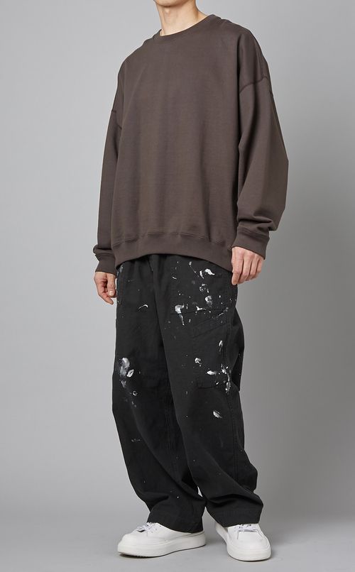 クルーネックスウェット