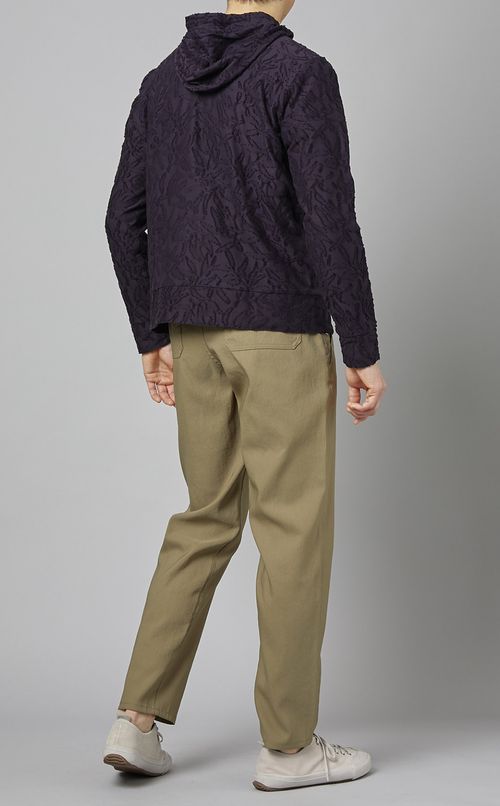 バックカットリーフパーカー